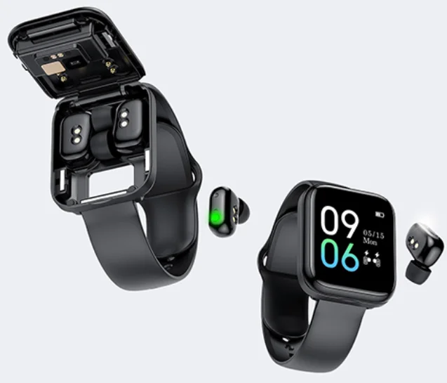 2021 new Smart Watch with Earbuds 2 in 1 Smartwatch Wireless Earbuds with Heart Rate Monitor TWS Earphone Inside Smart Watches 
2021 new Smart Watch with Earbuds 2 in 1 Smartwatch Wireless Earbuds with Heart Rate Monitor TWS Earphone Inside Smart Watches
