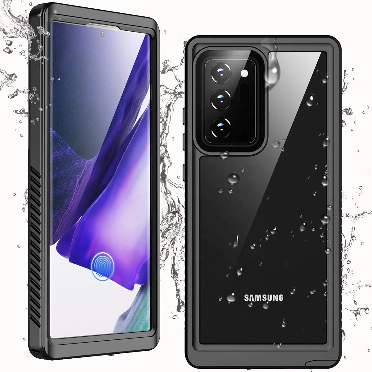 For Galaxy Note 20 Ultra WaterProof Case, Full-body Shockproof Protective Case with Screen Protector for Note 20, Black/gray+clear
For Galaxy Note 20 Ultra WaterProof Case, Full-body Shockproof Protective Case with Screen Protector for Note 20, Black/gray+clear