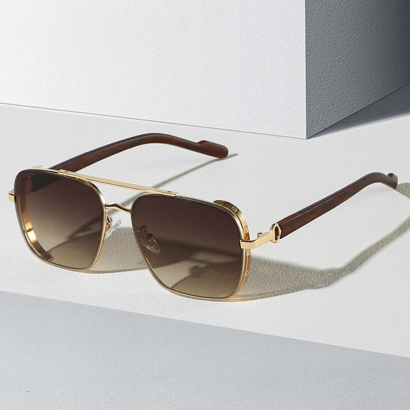 HBK 2023 Brand New Design Sunglasses For Men Gradient Women Square Retro Shades UV400 Metal Sun Glasses
HBK 2023 Brand New Design Sunglasses For Men Gradient Women Square Retro Shades UV400 Metal Sun Glasses