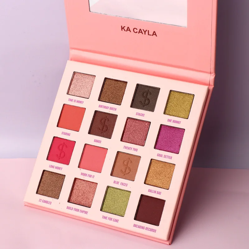 Factory Wholesale Waterproof Chemical Eye Shadow Pink Packaging Makeup Matte Glitter Eye Shadow Makeup Own Brand
Factory Wholesale Waterproof Chemical Eye Shadow Pink Packaging Makeup Matte Glitter Eye Shadow Makeup Own Brand