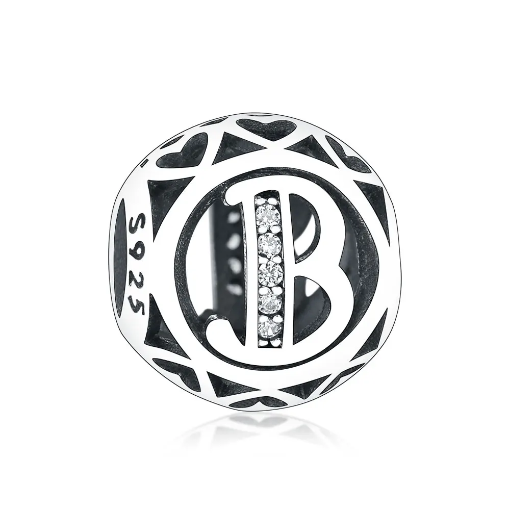 925 Sterling Silver Letter Collection Beads Fit Bracelet Necklaces A-Z Alphabet Crystal Charms For Jewelry Making
925 Sterling Silver Letter Collection Beads Fit Bracelet Necklaces A-Z Alphabet Crystal Charms For Jewelry Making