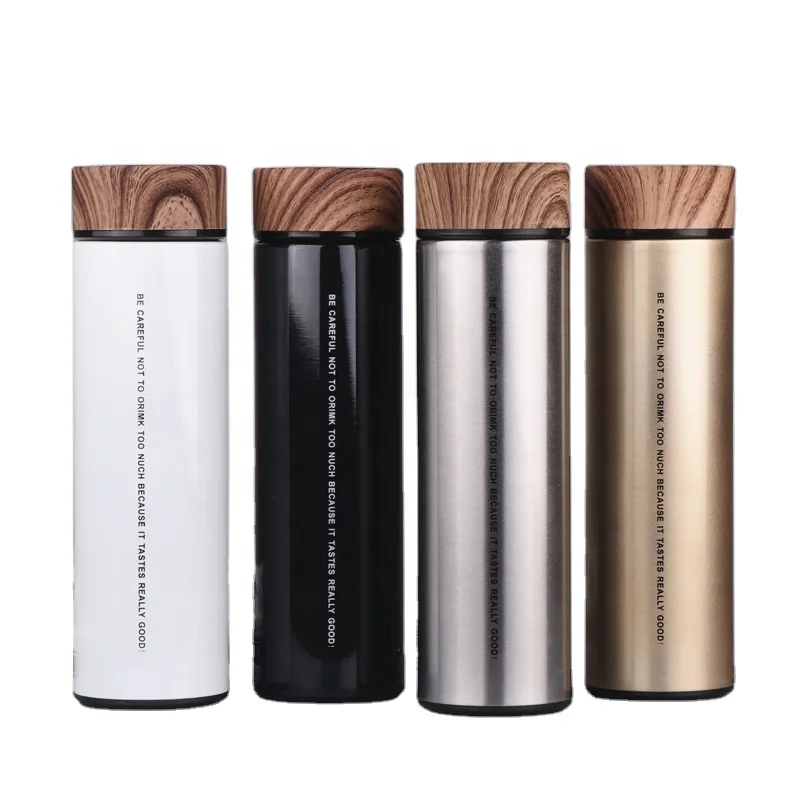 Wholesale custom thermo 500ml stainless steel vacuum flask travel mug with wooden lid, Black/white/gold/sliver
Wholesale custom thermo 500ml stainless steel vacuum flask travel mug with wooden lid, Black/white/gold/sliver