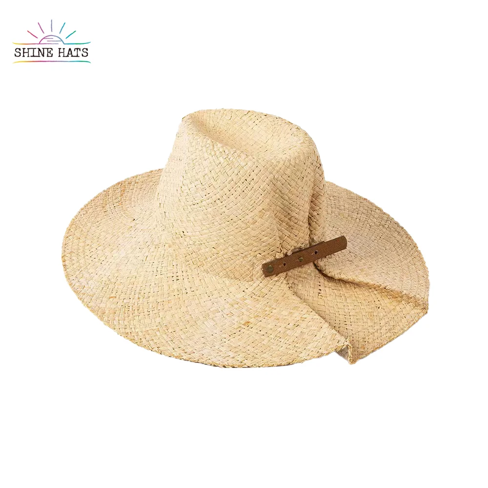 2022 Shinehats Unique Wandering High Top Double Layer Raffia Foldable Distressed Wrinkled Leather Straw Hat
2022 Shinehats Unique Wandering High Top Double Layer Raffia Foldable Distressed Wrinkled Leather Straw Hat