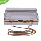 Clutch bag for men ,h0tgj acrylic clutch box bag for sale