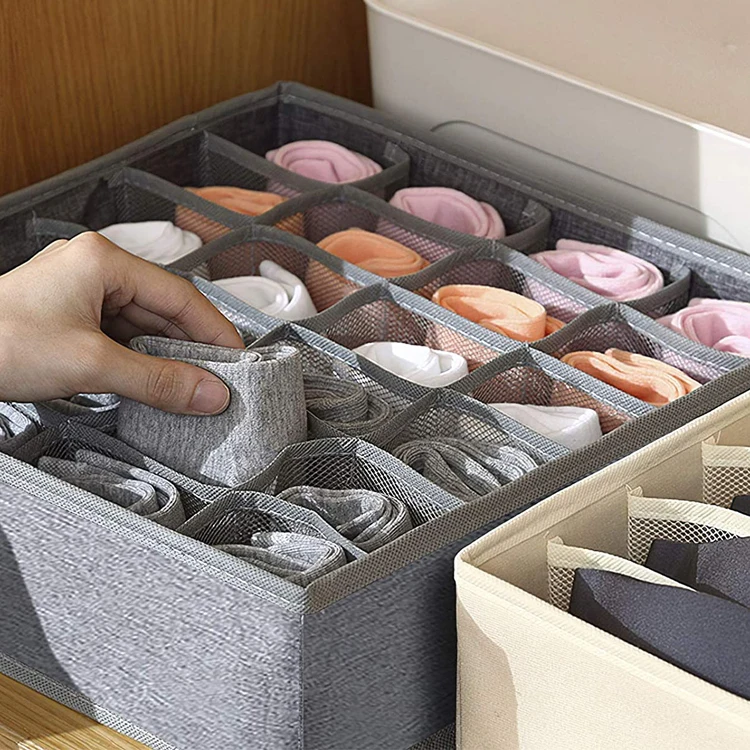 New 3 Pcs Foldable Bra Closet Organizer For Socks And Underwear Drawer Sock Organizer
New 3 Pcs Foldable Bra Closet Organizer For Socks And Underwear Drawer Sock Organizer