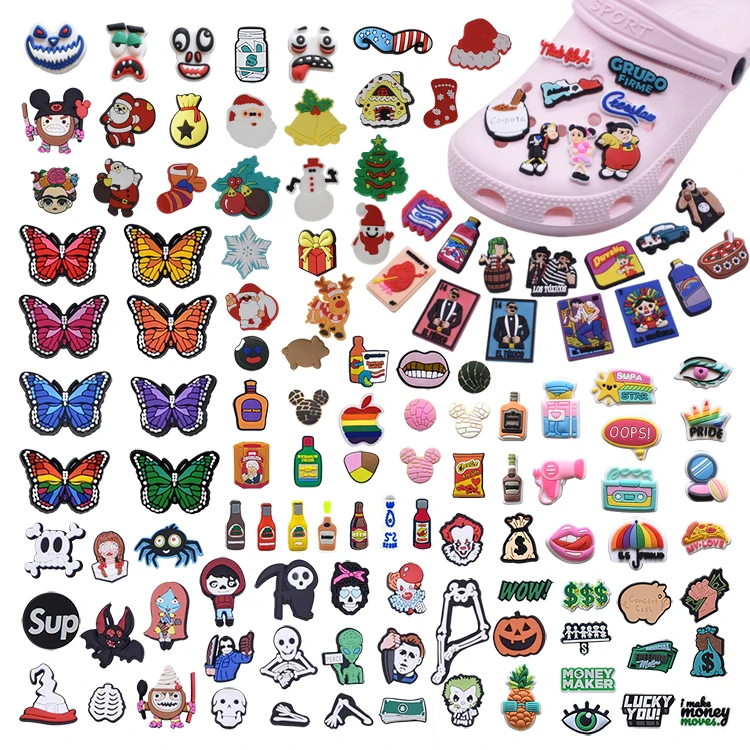Fast delivery Wholesale PVC designer croc charms Custom designer charms for designer charms and bracelet gifts for kids, As pictures show
Fast delivery Wholesale PVC designer croc charms Custom designer charms for designer charms and bracelet gifts for kids, As pictures show