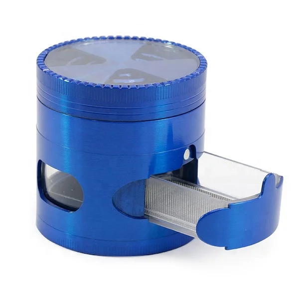 Diameter Tobacco Grinder With Drawer Side Window Zinc Alloy 4 Part Dry Herb Grinder, Picture
Diameter Tobacco Grinder With Drawer Side Window Zinc Alloy 4 Part Dry Herb Grinder, Picture