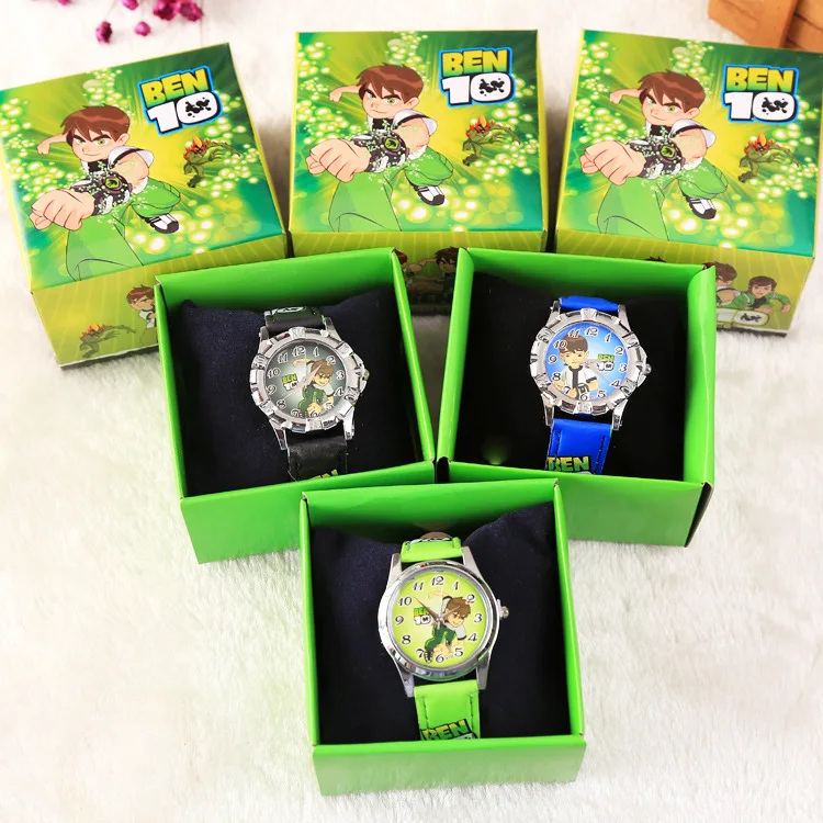 2020 New Fashion Ben Watch boys Anime Cartoon Figures Pattern Watches with box set Leather Kid Birthday Christmas Halloween Gift
2020 New Fashion Ben Watch boys Anime Cartoon Figures Pattern Watches with box set Leather Kid Birthday Christmas Halloween Gift