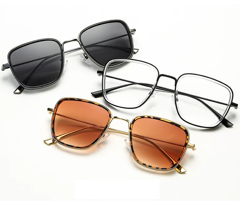 India hot selling square sun glasses custom logo uv400 metal frame retro punk sunglasses women men
India hot selling square sun glasses custom logo uv400 metal frame retro punk sunglasses women men