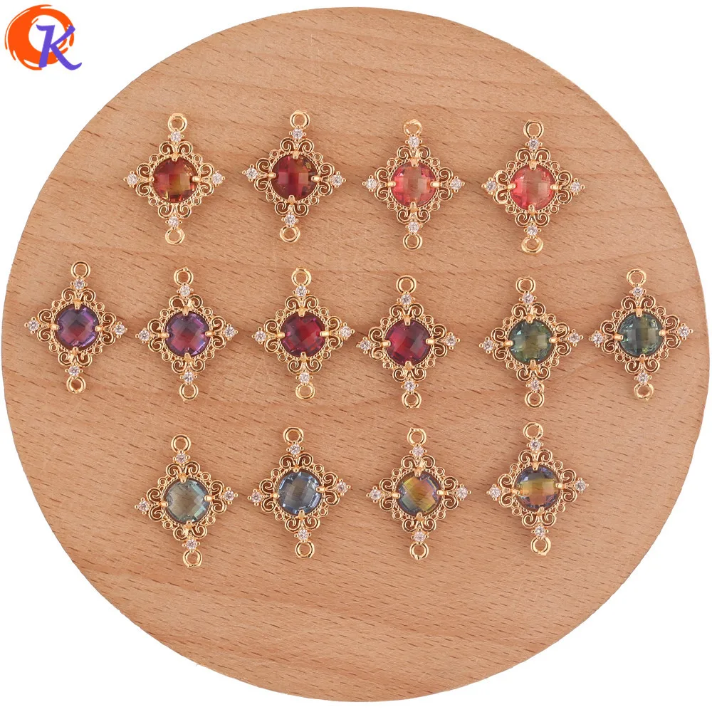 Jewelry Accessories Cordial Design 50Pcs 15*19MM Jewelry Accessories Hand Made Crystal Connectors Sqaure Shape Charms Earring
Jewelry Accessories Cordial Design 50Pcs 15*19MM Jewelry Accessories Hand Made Crystal Connectors Sqaure Shape Charms Earring