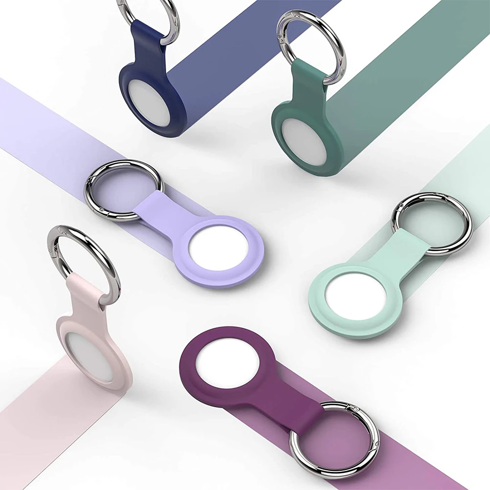Wholesale Hot Popular Accesories Airtags Key Ring Gps Pet Collar Hangable Air Tag Protect Silicone Case For Airtag Locator
Wholesale Hot Popular Accesories Airtags Key Ring Gps Pet Collar Hangable Air Tag Protect Silicone Case For Airtag Locator