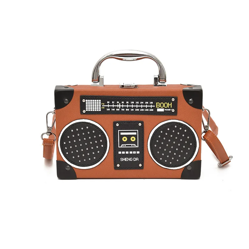 Personalized Casual Tape Recorder Hand Bag Shoulder Bag Women Box Purses 2020 Retro Radio Handbag, 3 colors
Personalized Casual Tape Recorder Hand Bag Shoulder Bag Women Box Purses 2020 Retro Radio Handbag, 3 colors