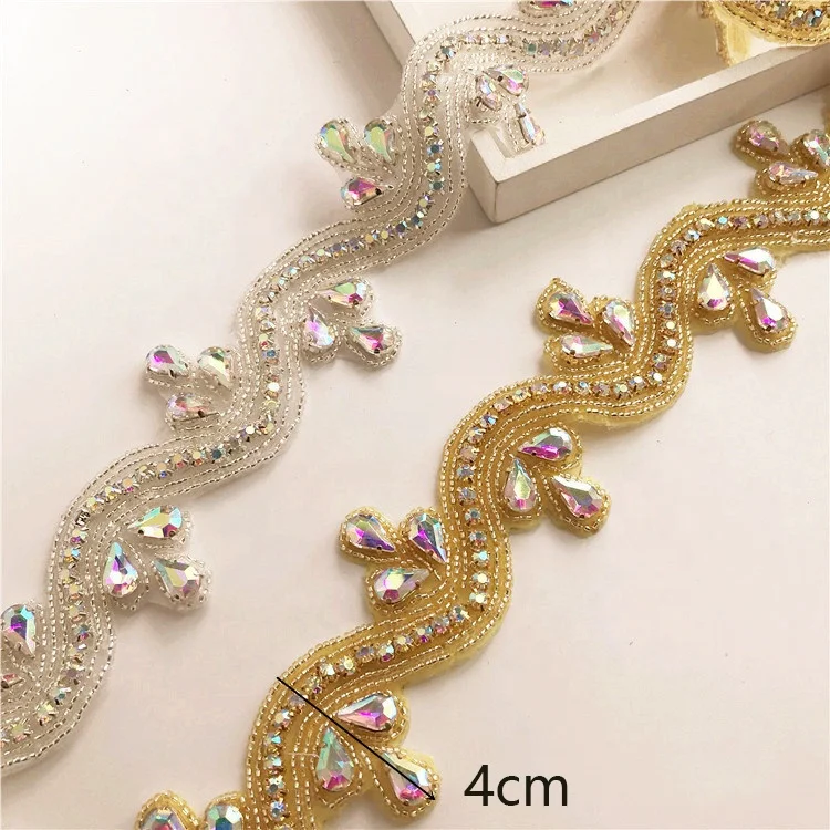 Gold AB coloured mesh rhinestone crystal trim handmade banding, Siver ab, gold ab and custom color
Gold AB coloured mesh rhinestone crystal trim handmade banding, Siver ab, gold ab and custom color
