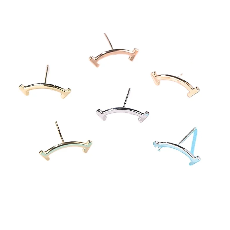 925 silver needle stud earrings Korean style earrings simple personality wild earrings
925 silver needle stud earrings Korean style earrings simple personality wild earrings
