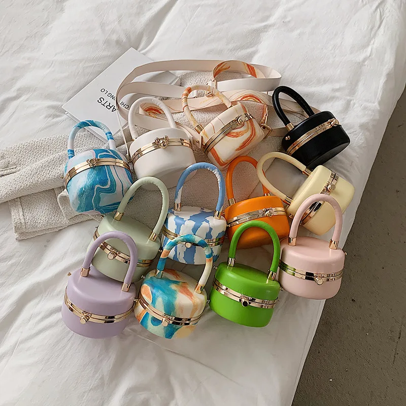 2021 Fashion Round Acrylic Handbag Ladies Mini Shoulder Hand Bags for Girls, 12colors
2021 Fashion Round Acrylic Handbag Ladies Mini Shoulder Hand Bags for Girls, 12colors
