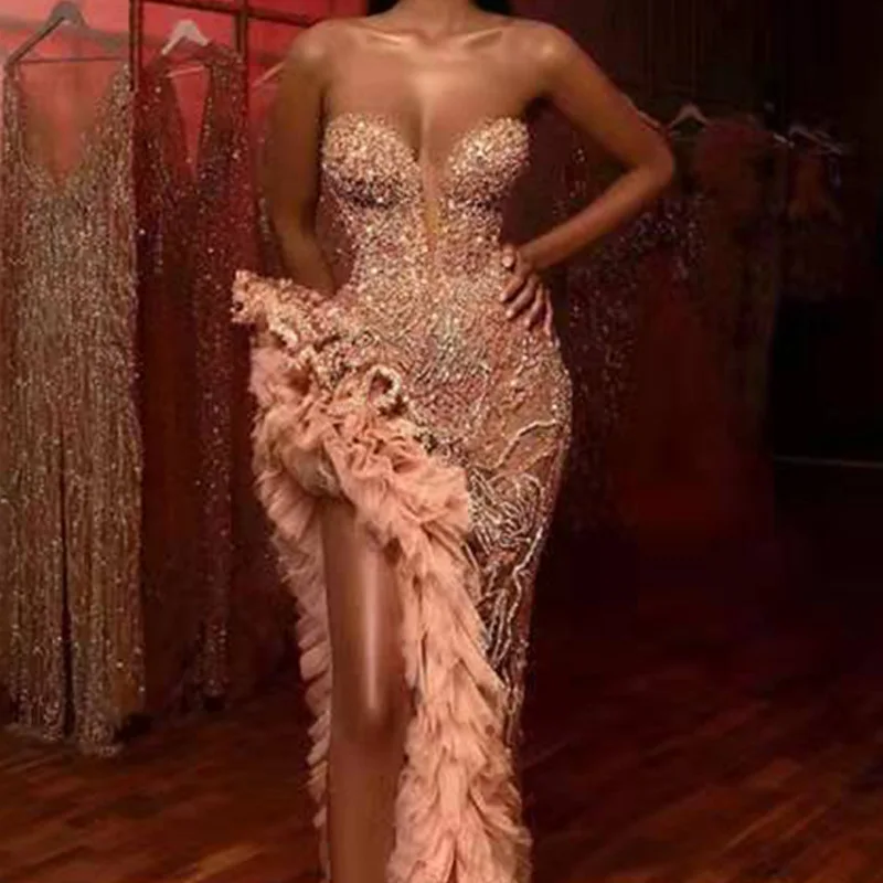 Wholesaler 2021 custom evening dresses with sequined gown long dress elegant evening party cocktail dress evening
Wholesaler 2021 custom evening dresses with sequined gown long dress elegant evening party cocktail dress evening
