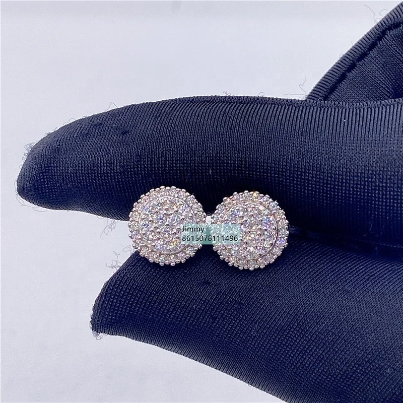 Best Selling Instock Wholesale Price925 Silver iced out jewelry VVS Moissanite Diamond Men stud earrings
Best Selling Instock Wholesale Price925 Silver iced out jewelry VVS Moissanite Diamond Men stud earrings