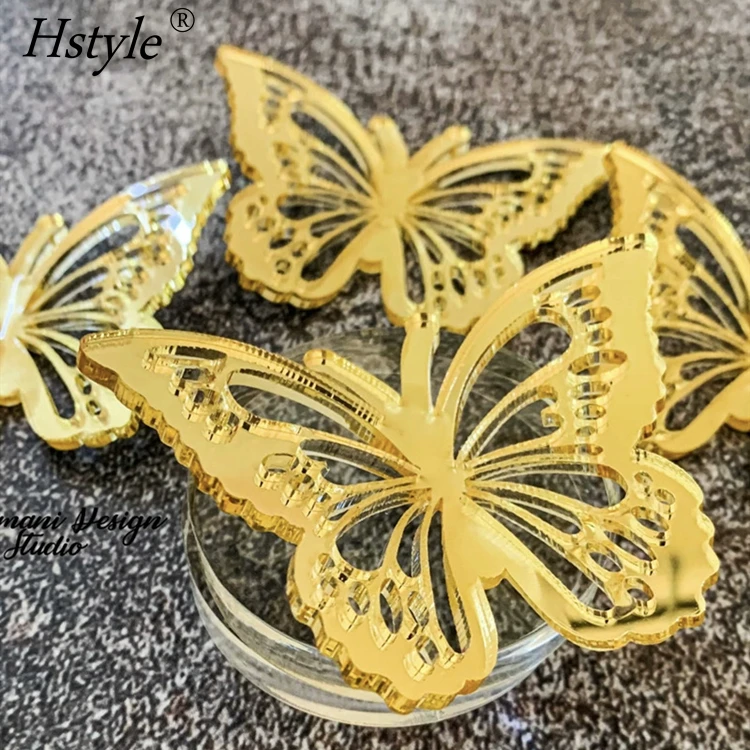 New Acrylic 3D Simulation Butterfly Gold Cupcake Topper Birthday Wedding Engagement Valentine's day Party Cake Decoration PQA400
New Acrylic 3D Simulation Butterfly Gold Cupcake Topper Birthday Wedding Engagement Valentine's day Party Cake Decoration PQA400