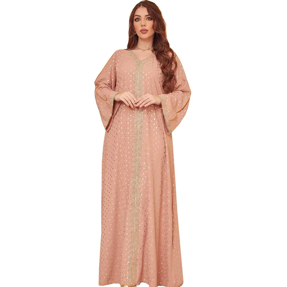 Wholesale Design Middle East traditional muslim clothing women abaya muslim dresses, White/green/pink
Wholesale Design Middle East traditional muslim clothing women abaya muslim dresses, White/green/pink