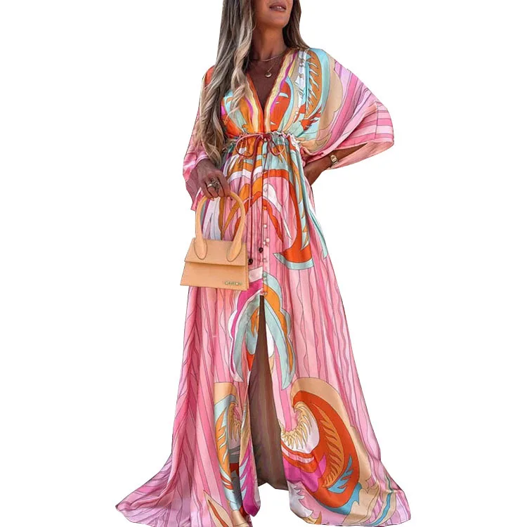 2021 Summer Long dress autumn women Loose Casual Boho Print Temperament long sleeve maxi dress casual
2021 Summer Long dress autumn women Loose Casual Boho Print Temperament long sleeve maxi dress casual