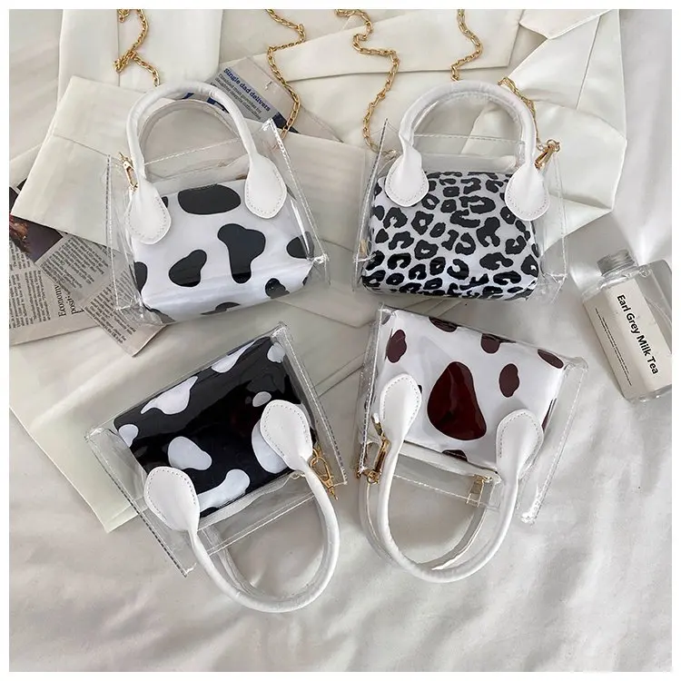 Animal Pattern Compartment Small Messenger Bags Elegant Ladies Handbags Clear Bags For Packaging, Black, white, brown, black+white
Animal Pattern Compartment Small Messenger Bags Elegant Ladies Handbags Clear Bags For Packaging, Black, white, brown, black+white