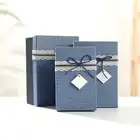 Custom design different color packing with cardboard belt paper gift boxes