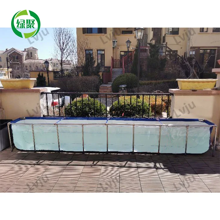 480L to 1000L Custom Rectangle Shape Commercial Pvc Fish Farming Tank Special For Outdoor Winter, Blue and one side clear/custom
480L to 1000L Custom Rectangle Shape Commercial Pvc Fish Farming Tank Special For Outdoor Winter, Blue and one side clear/custom