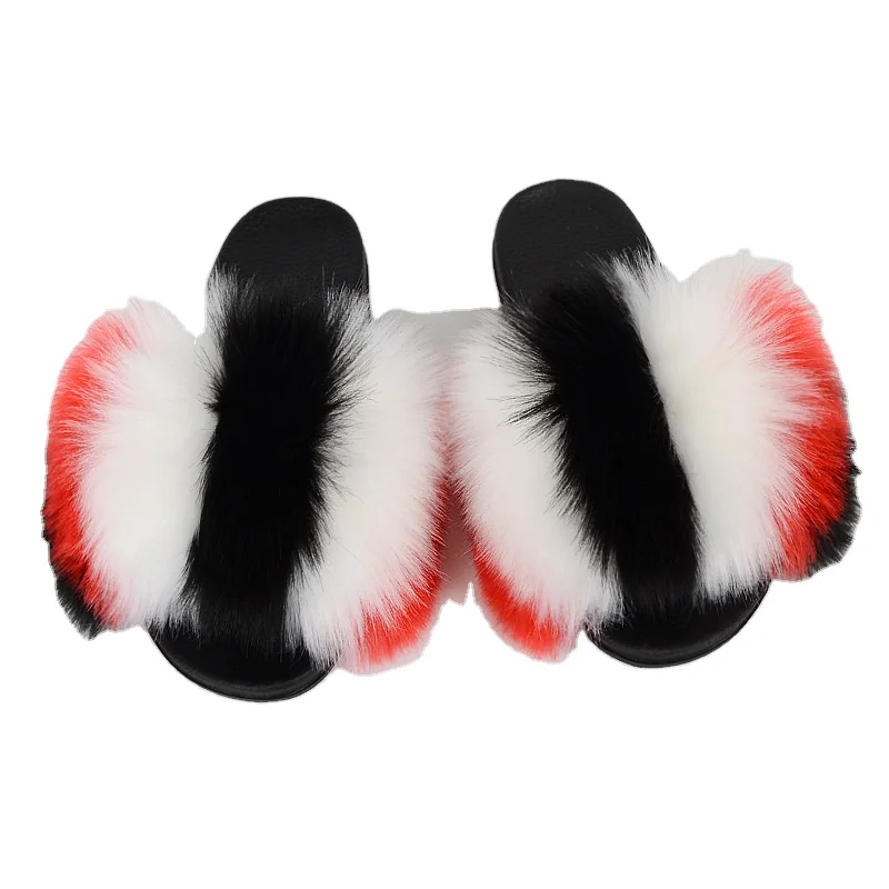 Women Luxury collection faux fur PVC adult slippers slides, As photo
Women Luxury collection faux fur PVC adult slippers slides, As photo