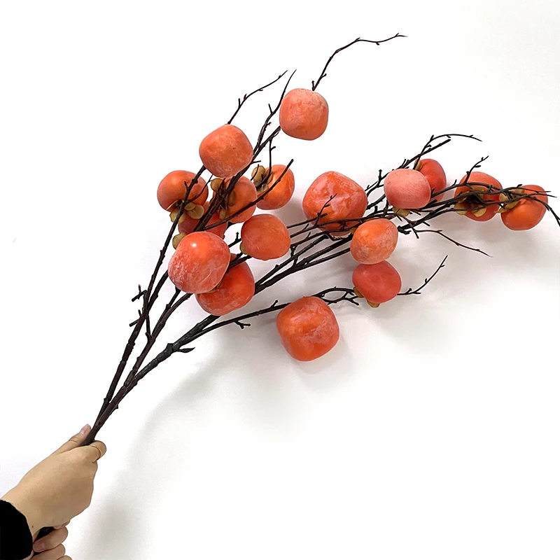 Professional Factory Artificial Persimmon Fruit Bunch Decorative Simulation Berry Artificial Fruit for Party Wedding Decoration
Professional Factory Artificial Persimmon Fruit Bunch Decorative Simulation Berry Artificial Fruit for Party Wedding Decoration