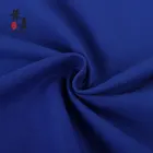 21s 64*54 100 Cotton Twill Fabric Dark Blue 130gsm Flannel Fabric for Shirt
