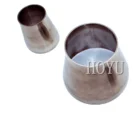 Large diameter 6"x8" sanitary pipe fitting welded concentric stainless steel sanitary reducer