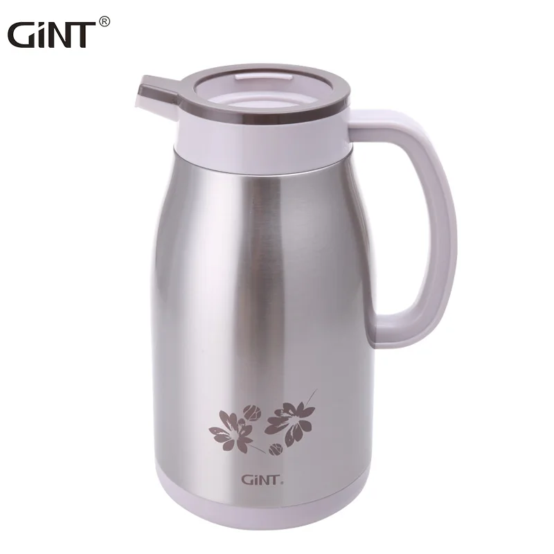 GiNT 1.6L Wholesale Insulated Vacuum Flask Teapots Stainless Steel Coffee Pot for Drinking, Customized colors acceptable
GiNT 1.6L Wholesale Insulated Vacuum Flask Teapots Stainless Steel Coffee Pot for Drinking, Customized colors acceptable
