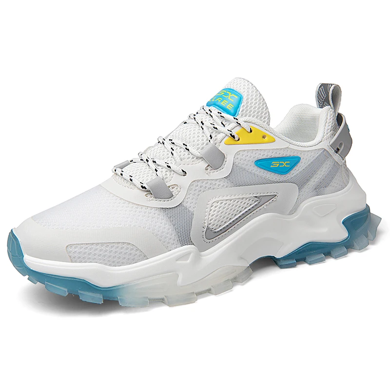 Wear non-slip Running Outdoor Shoes Lightweight Breathable Hiking Shoes Casual Men Sneaker, Whiteblue/beige/whiteyellow 
Wear non-slip Running Outdoor Shoes Lightweight Breathable Hiking Shoes Casual Men Sneaker, Whiteblue/beige/whiteyellow