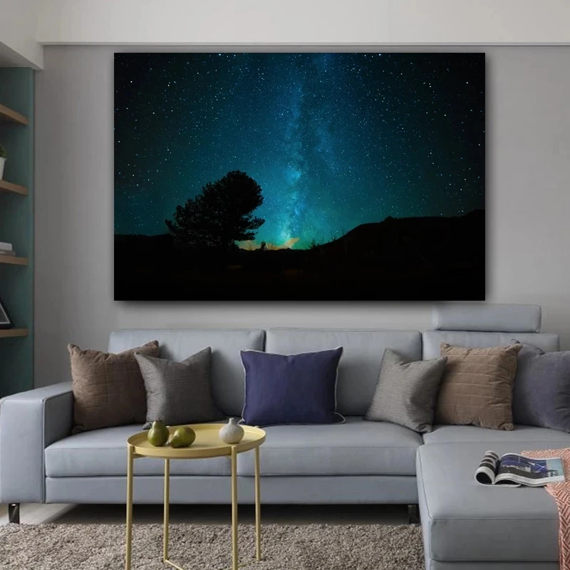 Annual hot sale frameless art canvas painting night sky stars space posters and prints home decoration wall art
Annual hot sale frameless art canvas painting night sky stars space posters and prints home decoration wall art