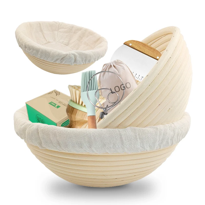 Free shipping 2 loafs rorecay banneton set 9 kit inch round baking basket proofing bread
Free shipping 2 loafs rorecay banneton set 9 kit inch round baking basket proofing bread