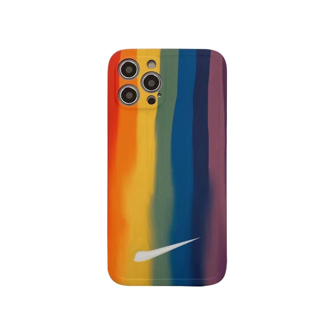 International tide brand Rainbow Silicone Soft New Phone Case For iphone 12 pro, Colors optional
International tide brand Rainbow Silicone Soft New Phone Case For iphone 12 pro, Colors optional