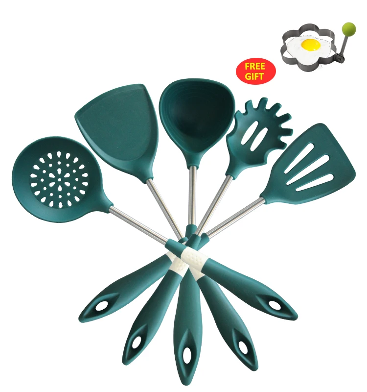 Korean Style Suppliers Holiday Human Shape Silicone Kitchen Accessories Cooking Tools Cookware Utensils Set, Customized
Korean Style Suppliers Holiday Human Shape Silicone Kitchen Accessories Cooking Tools Cookware Utensils Set, Customized