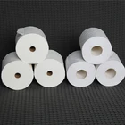 Disposable napkin core embossed small toilet paper