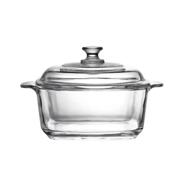 Tempered glass resistant glass cooking pot glass soup & stock pots