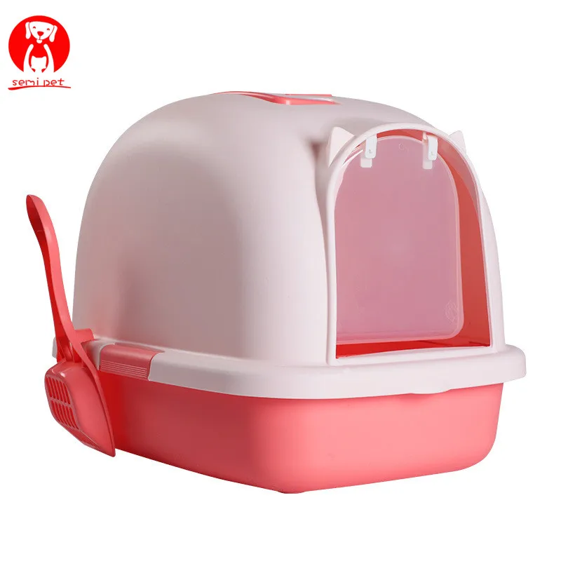 Big Size Cat Litter Box Easy Clean Fully Enclosed Cat Toilet , Reduce Litter Scatter Up to 95% , Shovel & Deodorizer
Big Size Cat Litter Box Easy Clean Fully Enclosed Cat Toilet , Reduce Litter Scatter Up to 95% , Shovel & Deodorizer