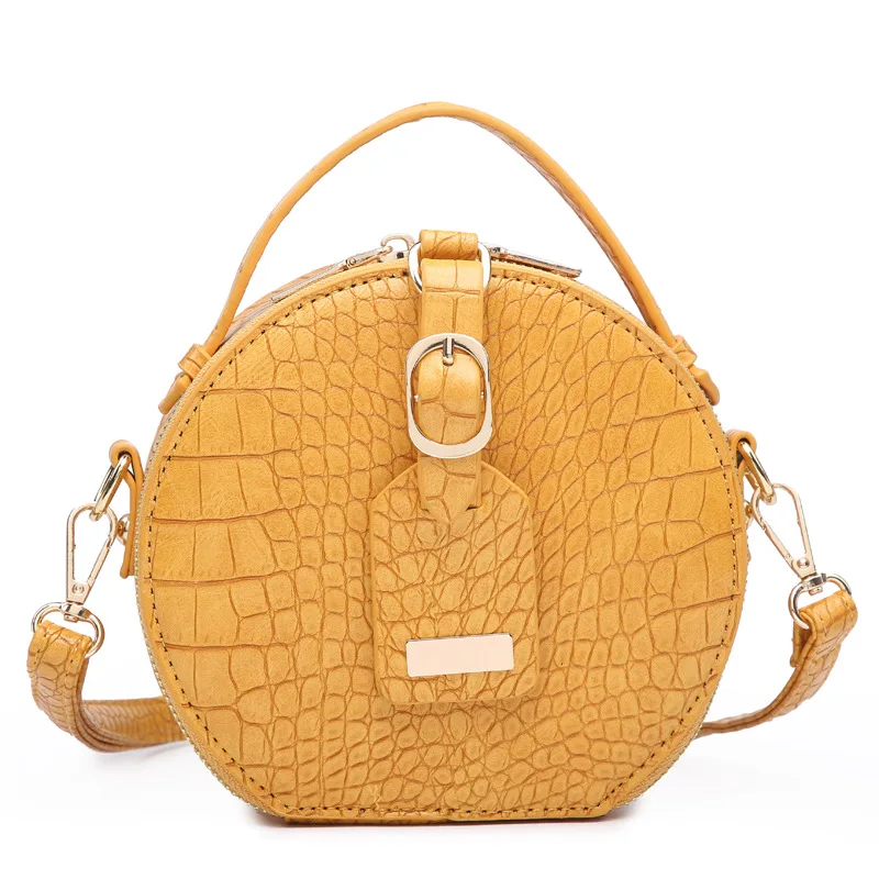 2020 New Round Crocodile Bags PU Leather High Quality Women Shoulder Crossbody Messenger Bag, Blue, black, pink, white, yellow, brown
2020 New Round Crocodile Bags PU Leather High Quality Women Shoulder Crossbody Messenger Bag, Blue, black, pink, white, yellow, brown