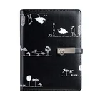 Logo Customization Leather Planner Leather 2020 A5 A6 Spiral 6 Ring Custom Cover Faux Leather Planner