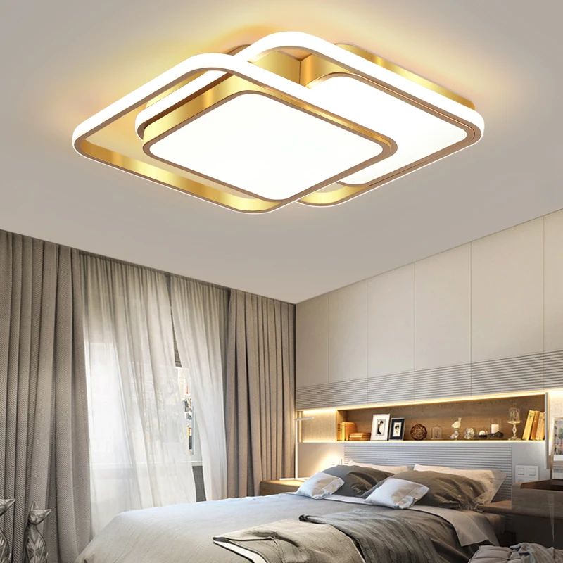 New Products Golden Color Acrylic Led Square Low Price Ceiling Lamp For Living Room
New Products Golden Color Acrylic Led Square Low Price Ceiling Lamp For Living Room
