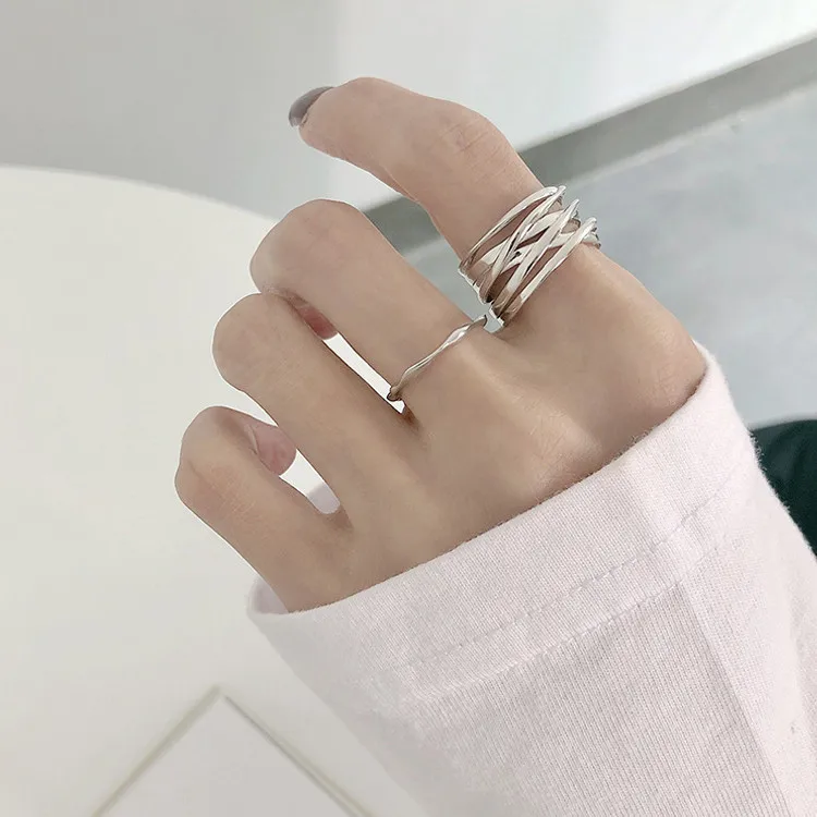 New Design Multi Layer Gold Plated Winding Line Ring 925 Sterling Silver Layered Ring, Picture
New Design Multi Layer Gold Plated Winding Line Ring 925 Sterling Silver Layered Ring, Picture