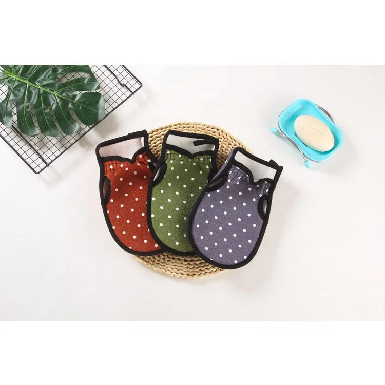 Professional Polka Dot Bath Scrubber Glove Dual Side Body Shower Exfoliating Bath Glove, Red, purple, green
Professional Polka Dot Bath Scrubber Glove Dual Side Body Shower Exfoliating Bath Glove, Red, purple, green