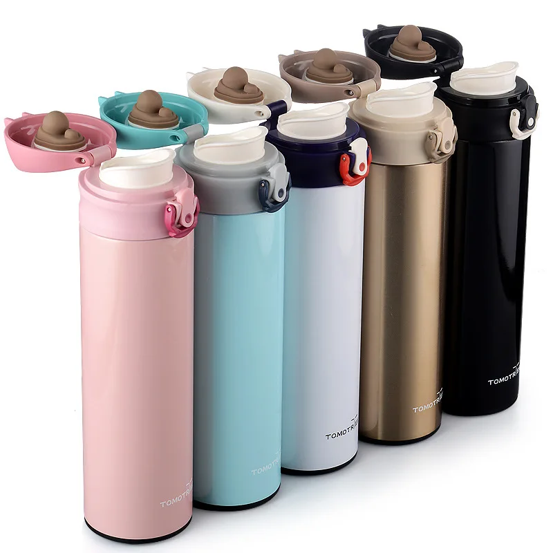SHOUTAO Wholesale Custom logo 304 stainless steel vacuum insulated Bouncing lid cup 350ml double wall vacuum flask manufacturer
SHOUTAO Wholesale Custom logo 304 stainless steel vacuum insulated Bouncing lid cup 350ml double wall vacuum flask manufacturer