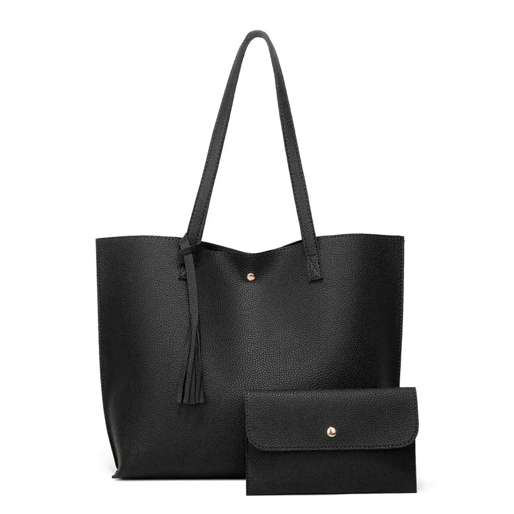 New Fashion Women Wholesale Large handbag Tassel Lash package Leather shoulder bag
New Fashion Women Wholesale Large handbag Tassel Lash package Leather shoulder bag