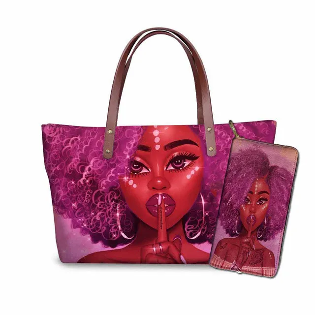 Luxury Design PU Leather Women Shoulder Crossbody Messenger Bags Black Queen African Girls Ladies Purses And Handbags, Customized
Luxury Design PU Leather Women Shoulder Crossbody Messenger Bags Black Queen African Girls Ladies Purses And Handbags, Customized