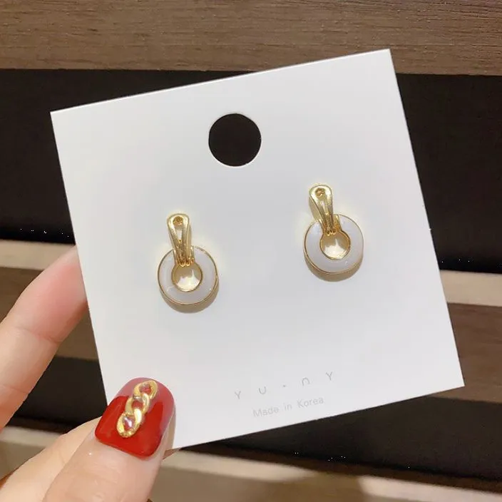 S925 silver post new simple circle dripping geometric earrings personalized earrings women jewelry
S925 silver post new simple circle dripping geometric earrings personalized earrings women jewelry