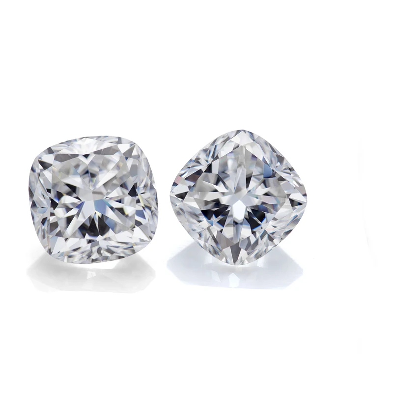 Thriving Gems hot selling white D color moissanite 1 carat cushion moissanite for jewelry
Thriving Gems hot selling white D color moissanite 1 carat cushion moissanite for jewelry